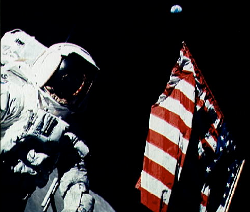 Dr Harrison Schmitt HonFGS on the Moon